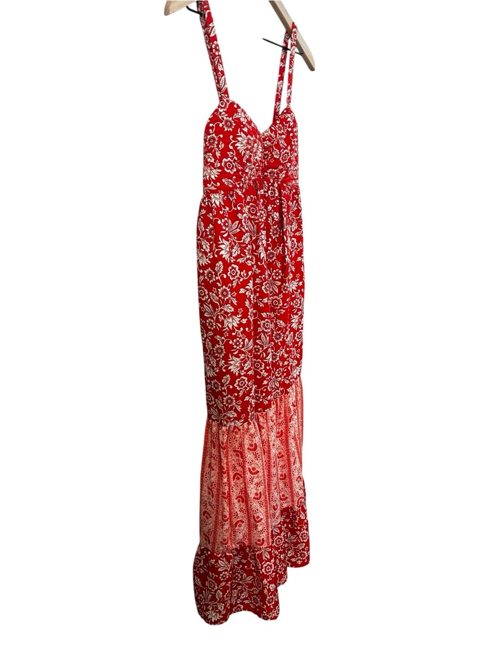 Women’s Floral Bohemian Maxi Dress - Picture 5 of 10